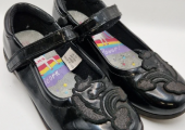 Black patent mary jane school shoes